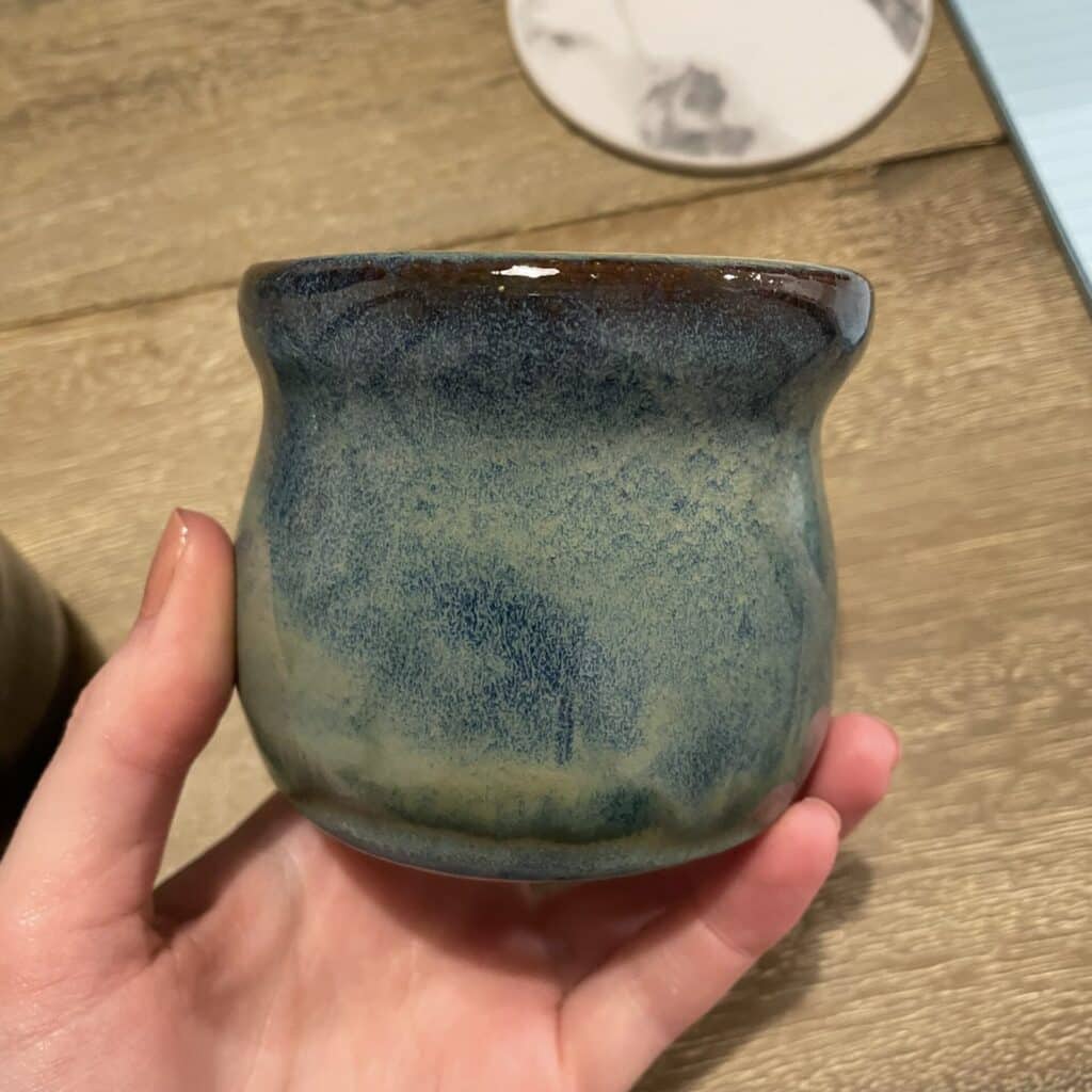 layered glazed piece